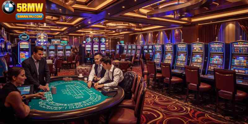 Live casino games and slot machines at VIP777 and 5BMW